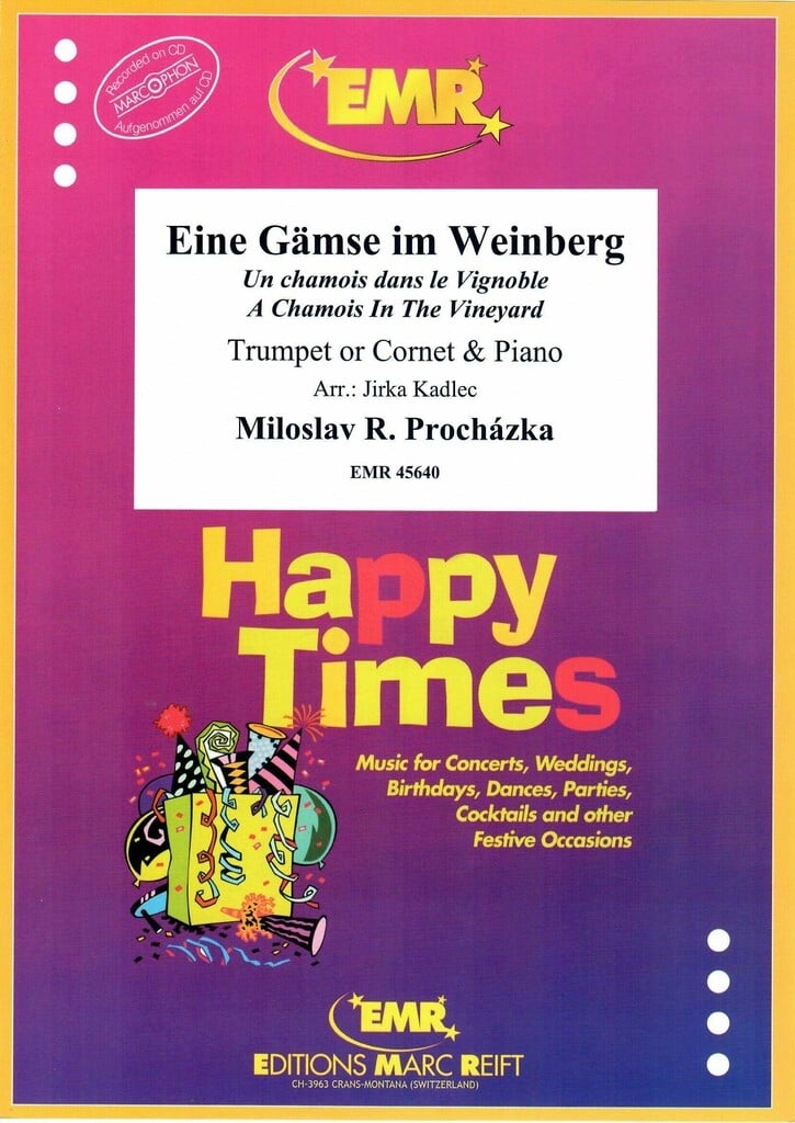 Eine Gämse im Weinberg